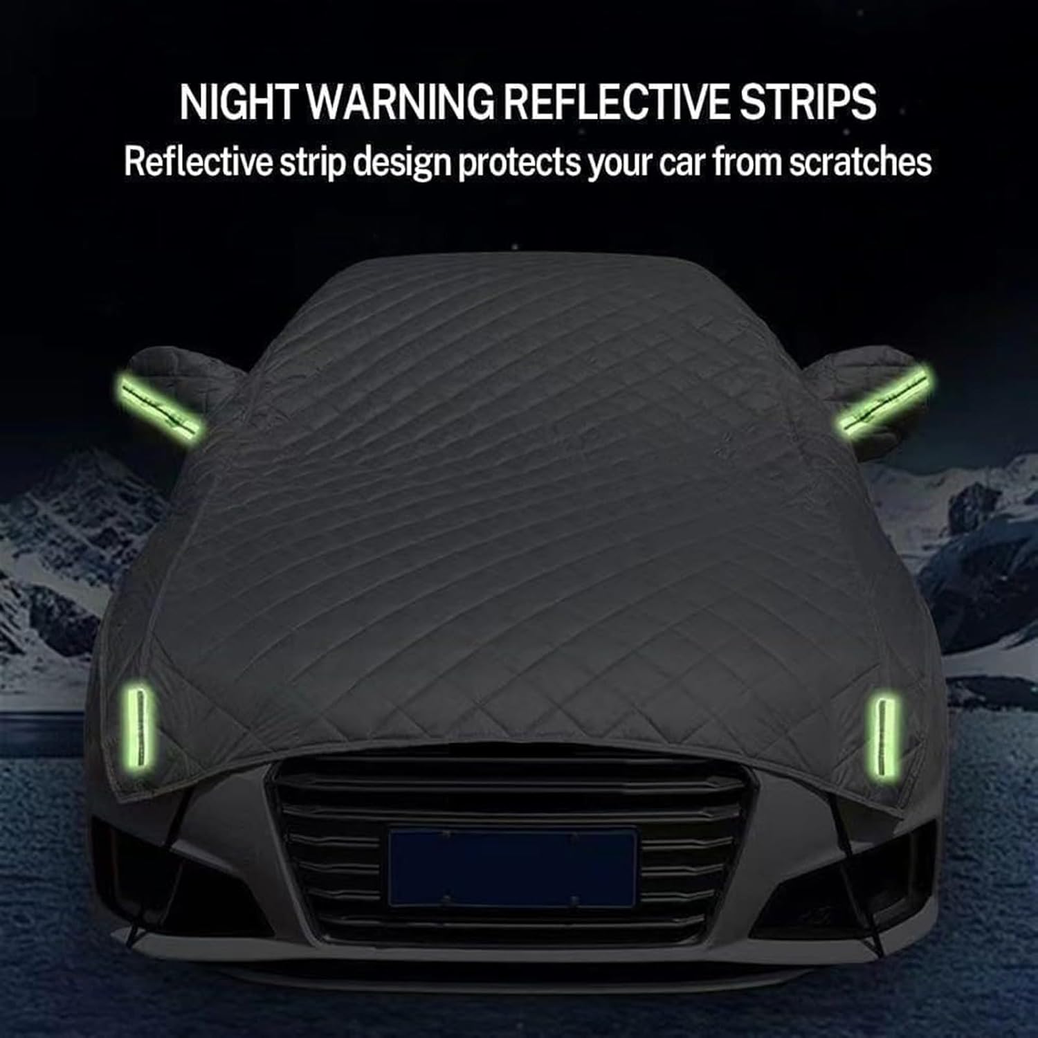 Car Cover Hail Protector for Lexus RX RX350 RX350H RX450H RX500H (2003-2025), Outdoor Waterproof 5-Layer Padded Anti-Hail Half Car Covers, Thickened Hail Blanket Scratchproof Sun-Resistant