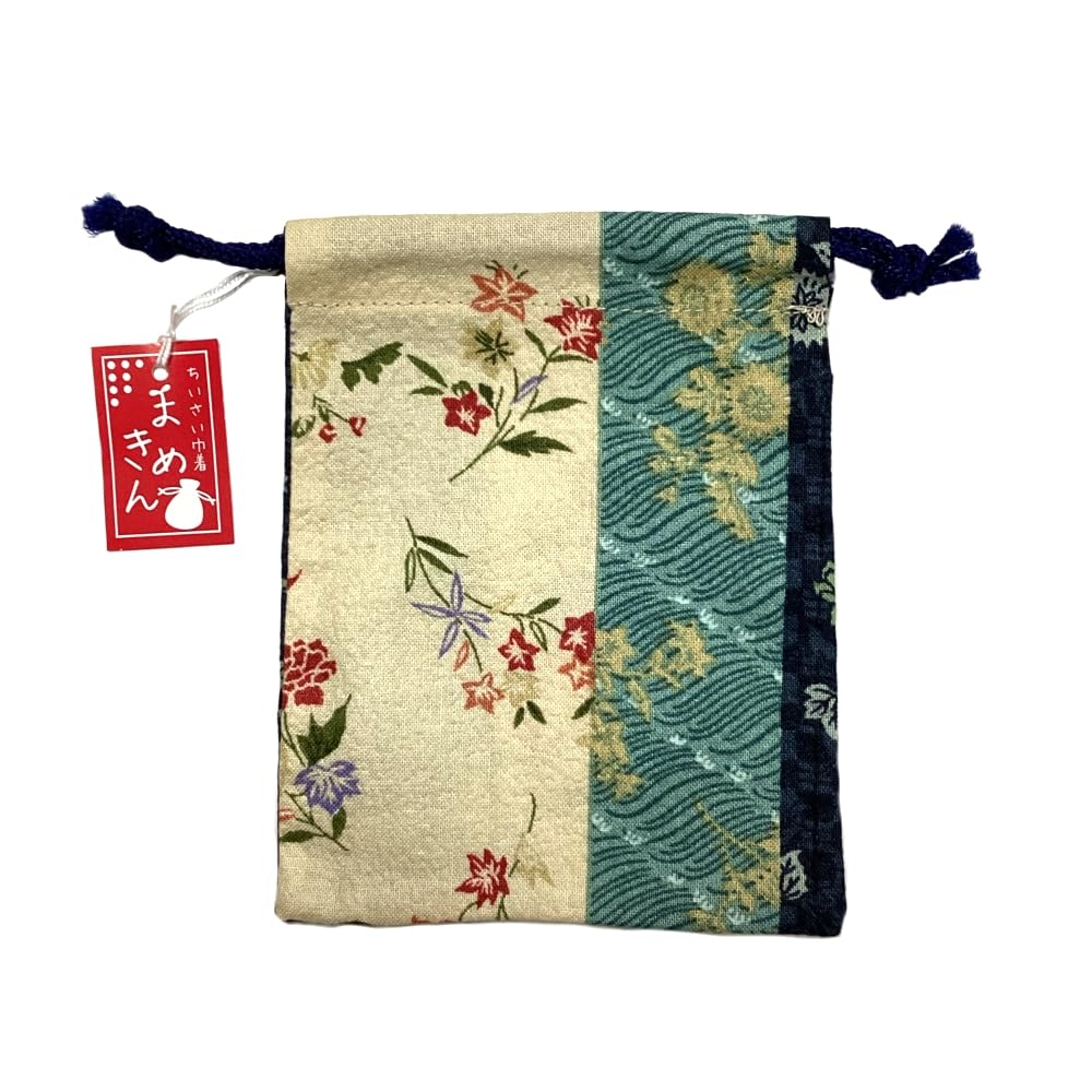 Kyoto Cotton Mini Drawstring Amulet Pouch