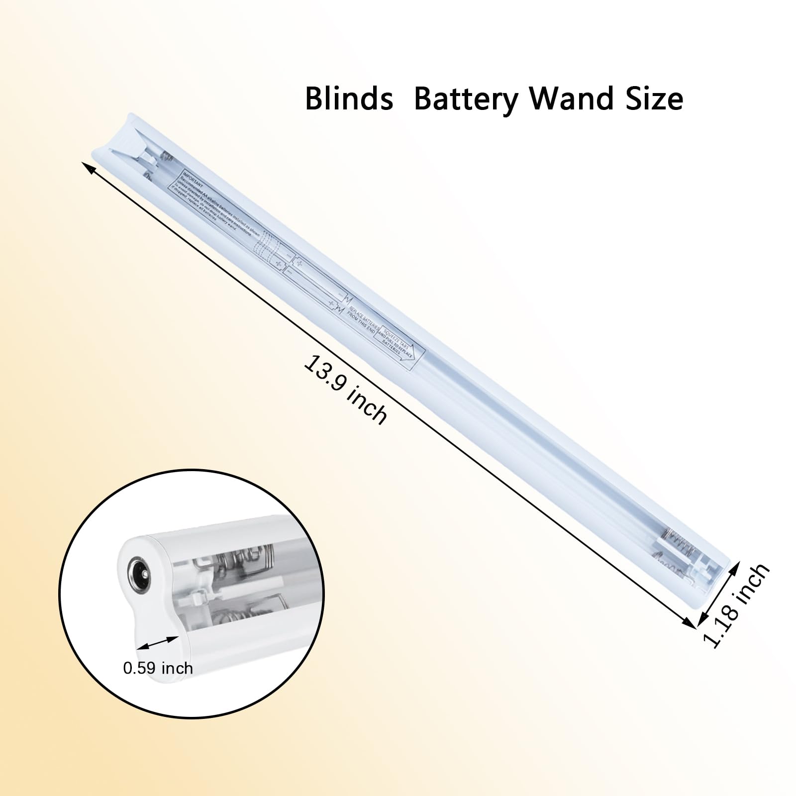 Lyzanxian Battery Wand for Hunter Douglas PowerView Motorized Alta Platinum Technology 2.0,2.1 & 18V DC Technology