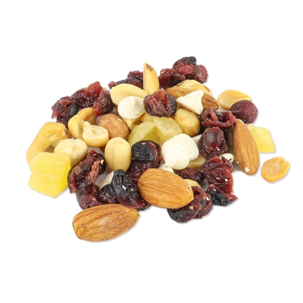 Oregon Farm Fresh Snacks Cranberry Craze Nuts Mix - Sweet and Salty Snacks with Dried Pineapple, Cranberries, Cashews, Almonds & Yogurt Chips - Healthy Trail Mix for Adults & Kids (20oz.)