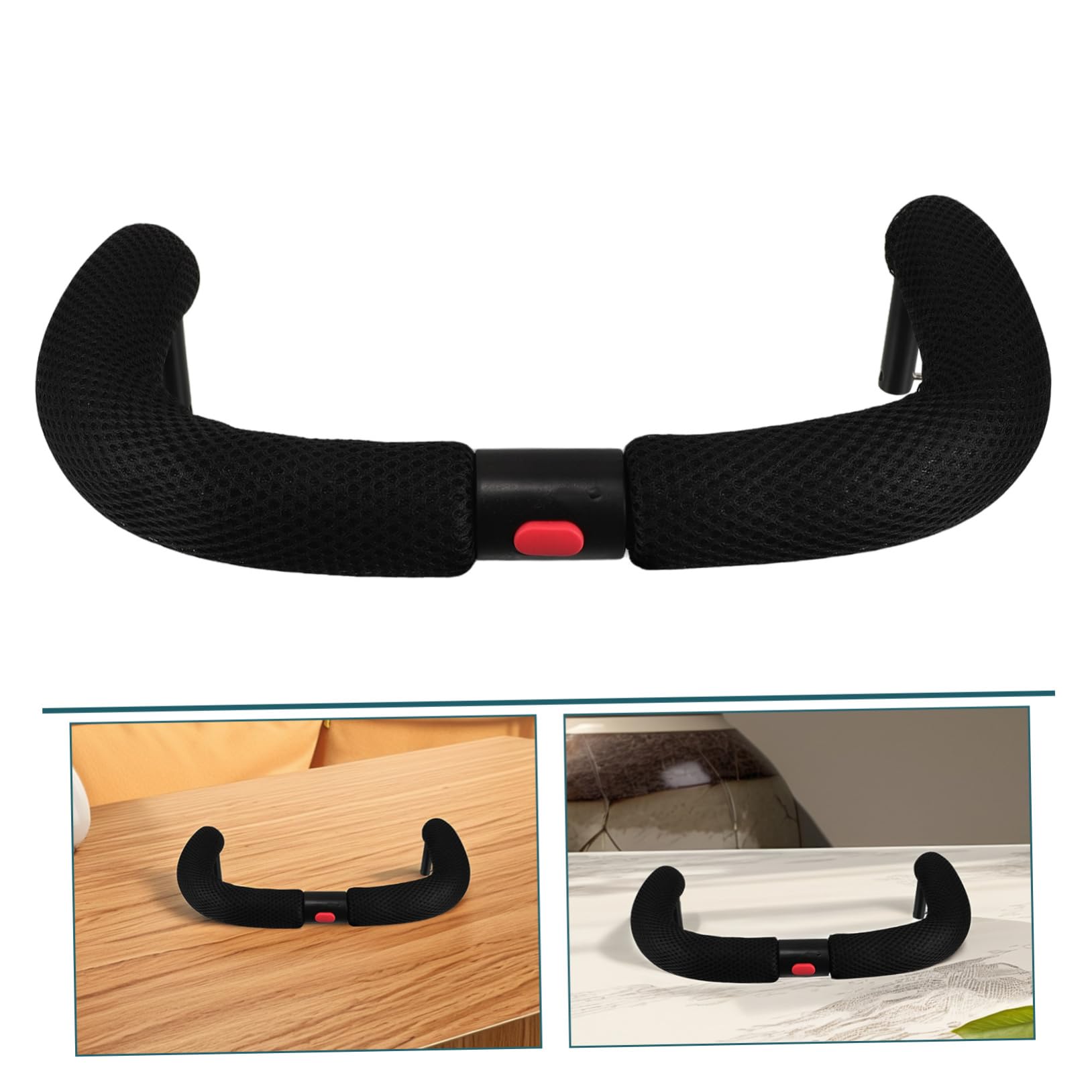 BESPORTBLE Universelle mit Gepolstertem Lenkerschutz Armlehne Kinderwagen aus Schwamm und Polyester für Einfache Installation und Erhöhte Beim Spaziergang