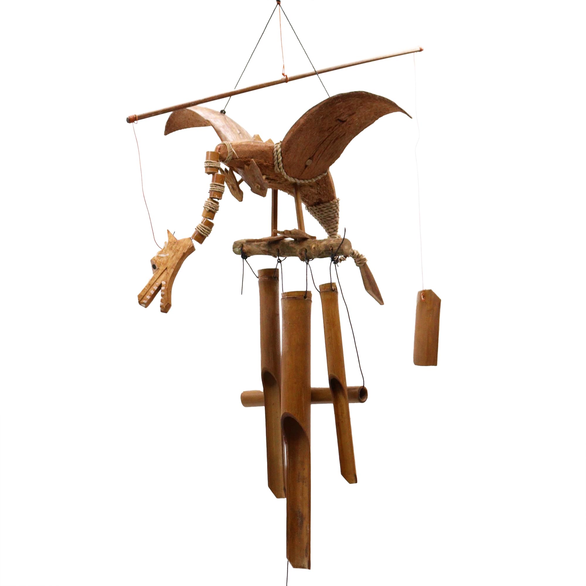 Natural Coconut Dragon Mobile