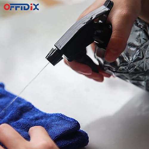 Miniatura 7 de OFFIDIX Botella de spray de cristal, rociador de niebla fina para plantas, regadera de presión manual, botella de spray de cristal con boquilla