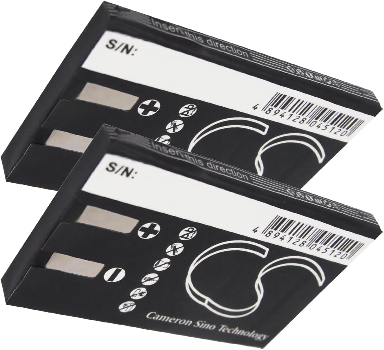 Cameron Sino (2Pack) Battery for Xact Communication XB10 Wristlinx x2x x3x x33xif-2 x33xif x3x-2 x2x-2 550mAh 3.7V