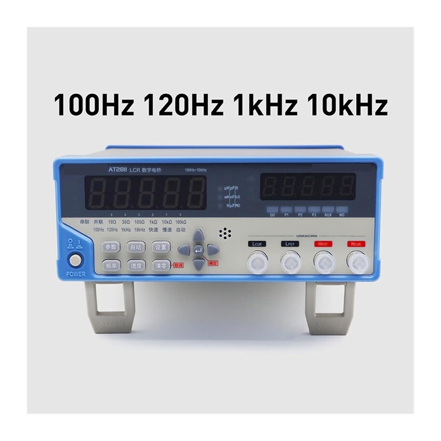 Capacitance Meter, LCR Digital Bridge Inductance Resistance Capacitance High-Precision Tester