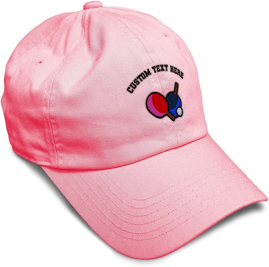 Speedy Pros Soft Baseball Cap Table Tennis Olympics Sports Event Dad Hats for Men & Women