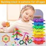 Kids Building Blocks STEM Toys for 3 4 5 6+ Year Old Boy Girl, 400PCS Education Interlocking Discs Creative Building Blocks Preschool Toys for Kids Ages 3-5 4-6, Colorful and Safe Material for Toddler