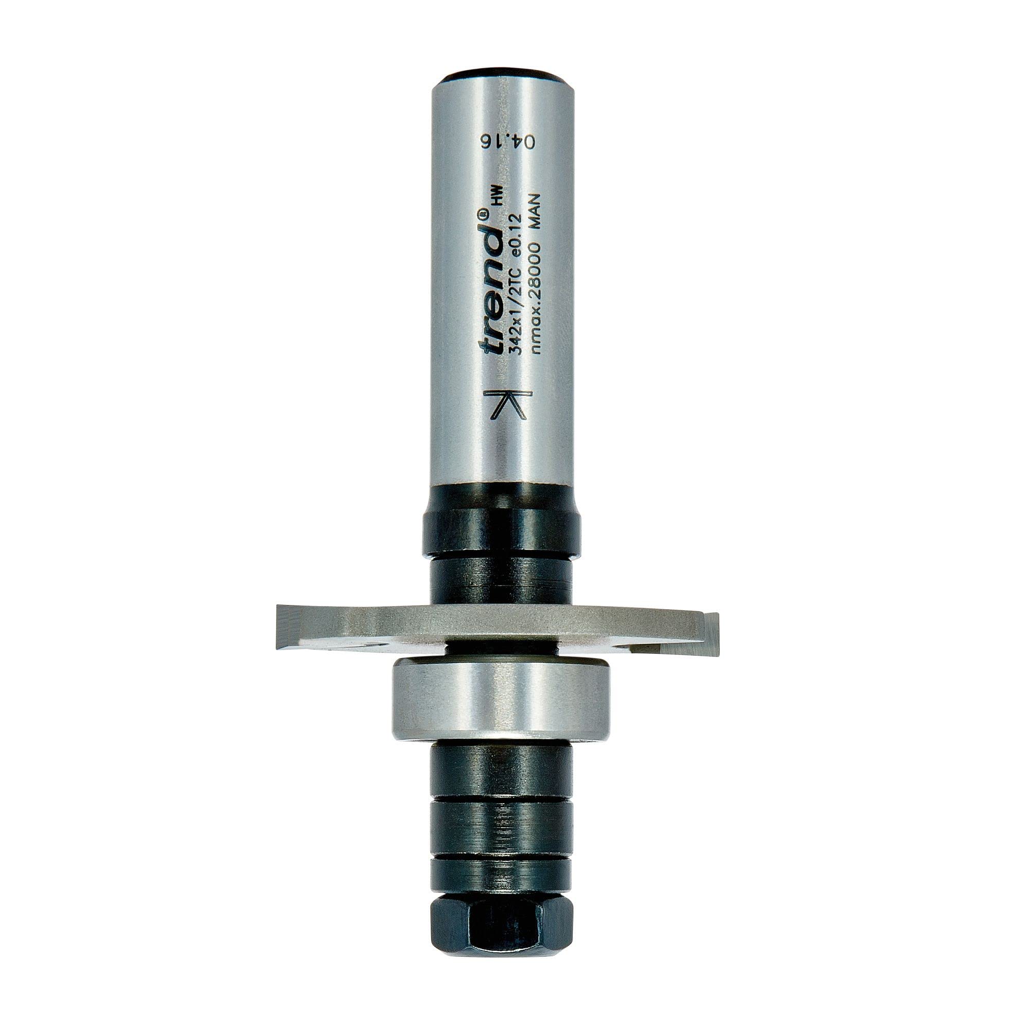 Trend Professional Bearing Guided Biscuit Jointer Router Cutter, 1/2 Inch Shank, 4mm Cut Length, Biscuit Sizes No.0, 10 & 20, 342X1/2TC - Image 2