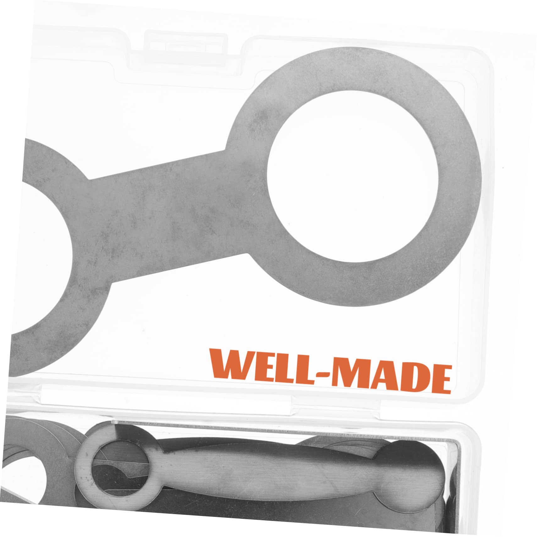 Vaguelly Kit de Reparación para Instrumentos de Viento de Metal, Tamaño Pequeño, Color Plata, Adecuado para Uso Profesional en Talleres de Reparación Musical