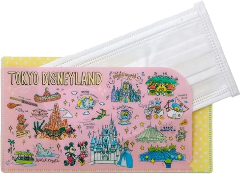 Amazon Co Jp 手書き風パーク柄 マスクケース ミッキー ミニー 他 ディズニー マスク 入れ 収納 携帯 ケース 生活 雑貨 用品 リゾート限定 ドラッグストア