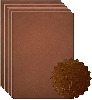 ASENME Set de cartulinas, tamaño A4, color marrón Cartulinas texturizadas (A4 / 15 Unidades, Marrón)