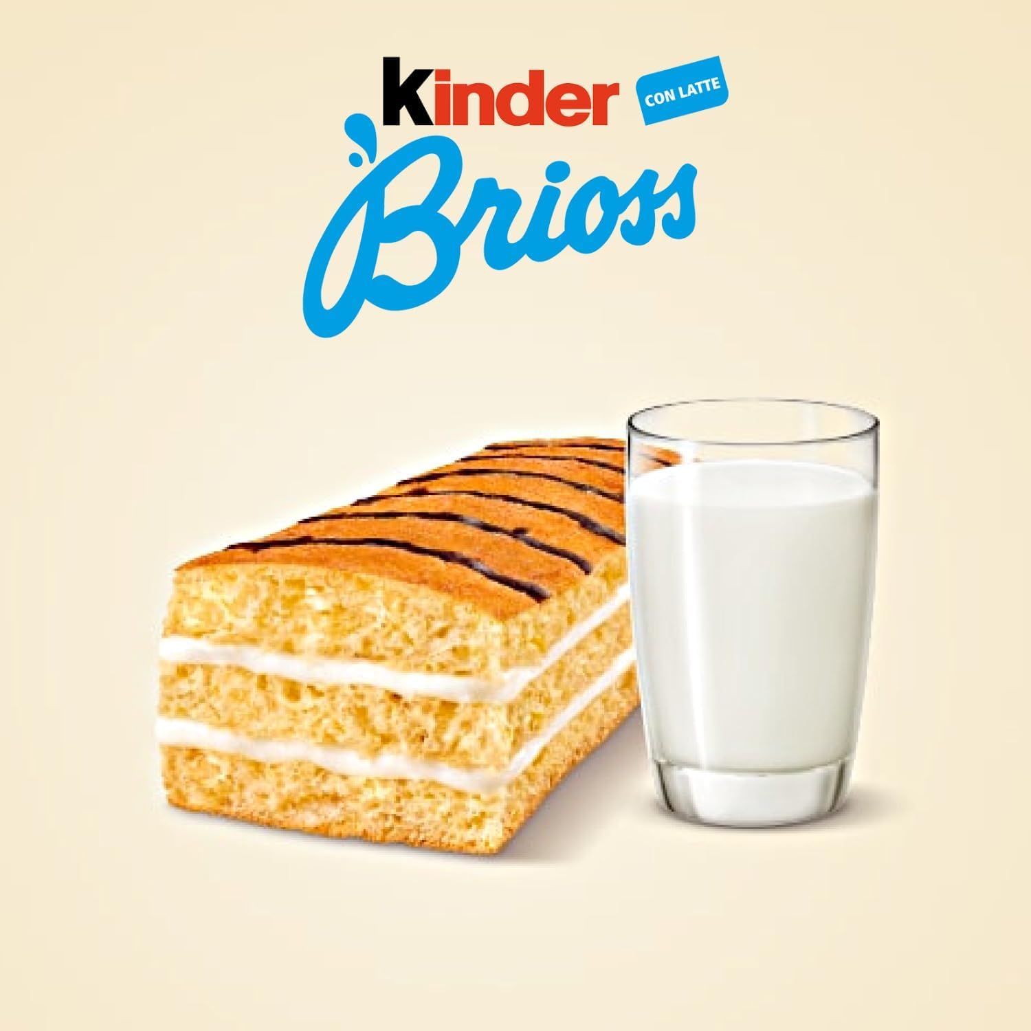 Kinder Brioss - 10 Snacks Schwammkuchen, natürlich zu 100% italienischer Milchfüllung, ausgezeichnet zum Frühstück und Snack, 3x 270 + Italian Gourmet polpa 400g