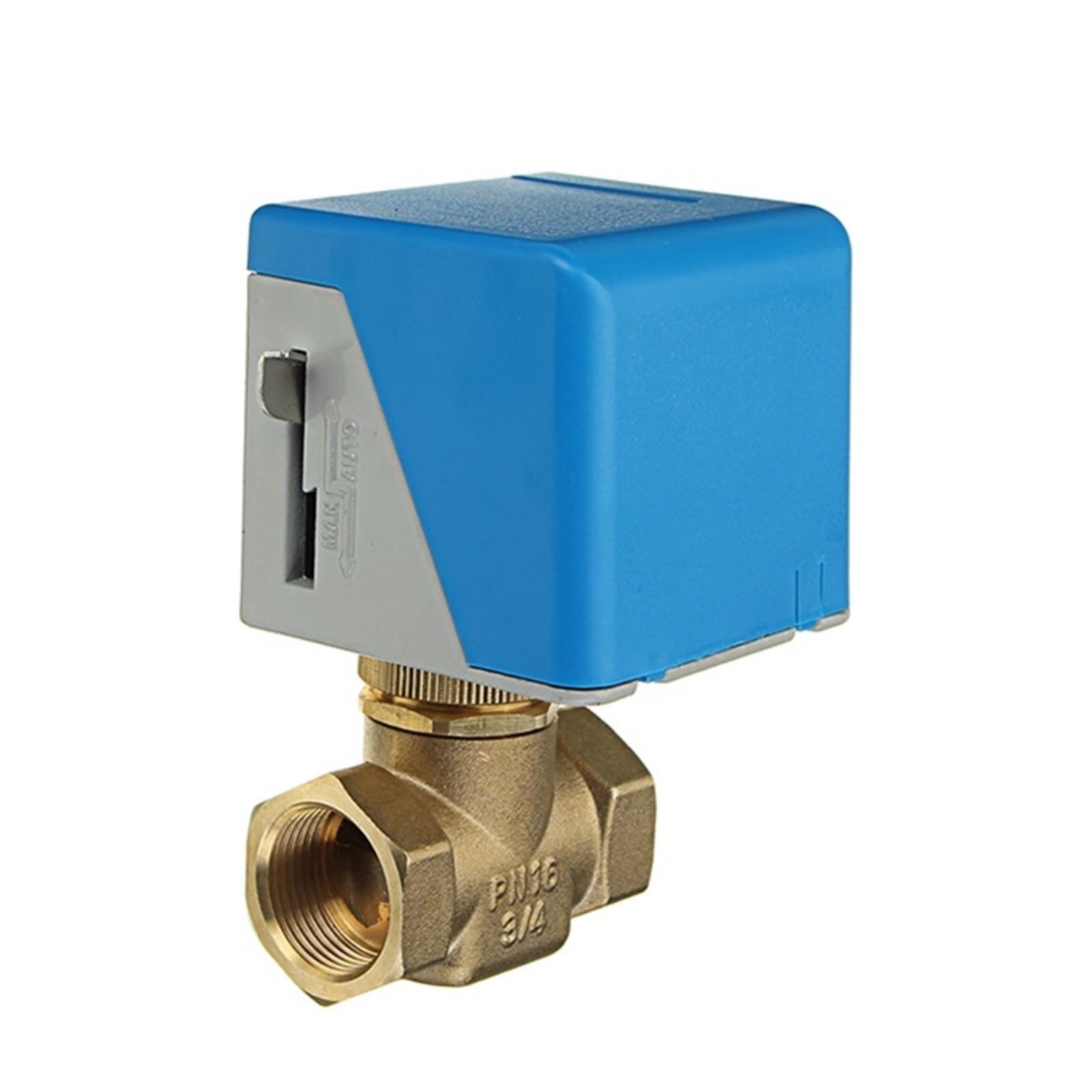 Valvola a sfera, Valvole A Globo Elettriche Motorizzate In Ottone Da 1/2" 3/4" 1" Valvola Di Intercettazione Bidirezionale AC 220 A 2 Fili(1")