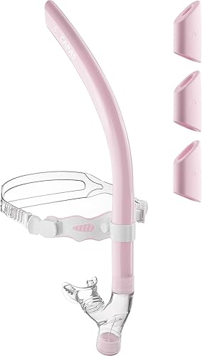 Miniatura 7 de CAPAS Esnórquel de entrenamiento para natación de regazo, diadema giratoria de ajuste definitivo para nadadores de montaje central con boquilla de