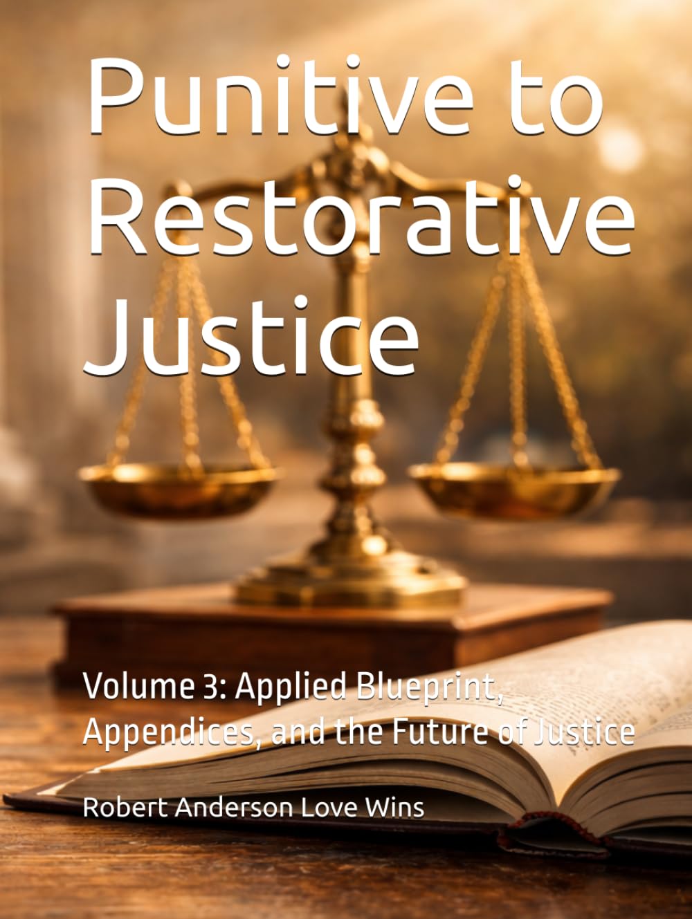 Punitive to Restorative Justice: Volume 3: Applied Blueprint, Appendices, and the Future of Justice