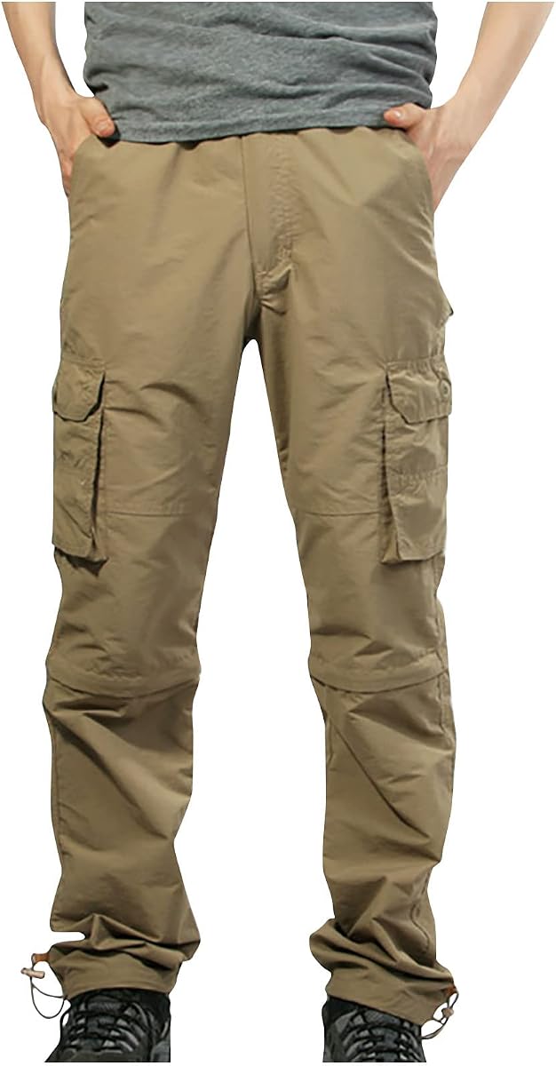 Tactical Pants for Men Stretch Multi Pockets Cargo Pants Causal Outdoor Joggers Athletic Pant Loose Baggy Joggers