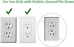Sleek Socket Original & Patented Ultra-Thin Outlet Concealer with Cord Concealer Kit, 3-Foot Flat Extension Cord with 3 Outlets Power Strip, Safety Certified, Ideal for Kitchens and Behind Furniture