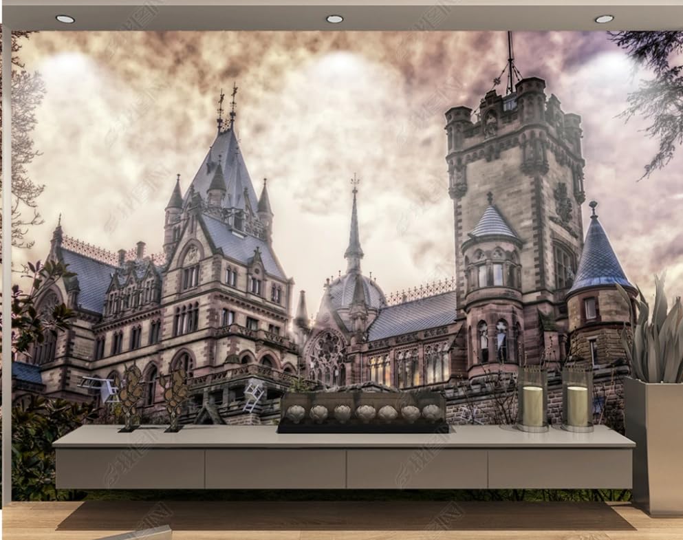 Poster Geant Mural Castle en Papier Peint Intissé pour Sublimer la Chambre