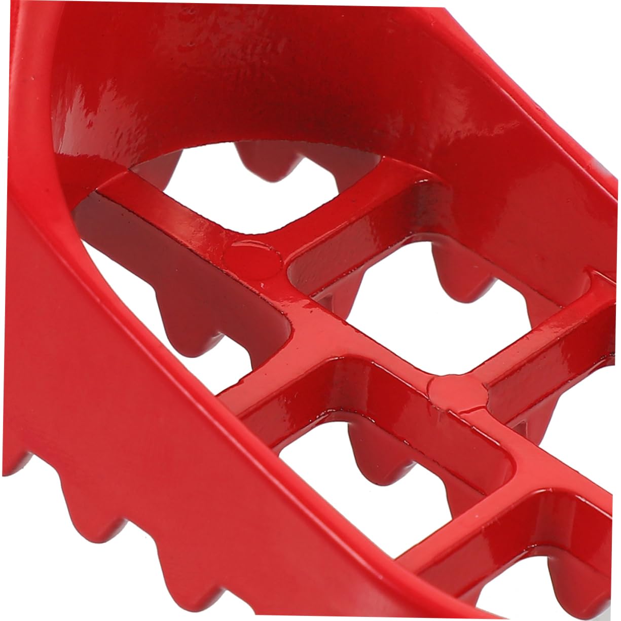 4 Estriberas de Aluminio Rojas para Pit Bike y Mini Bike, Cómodas para Apoyar los Pies, Diseño Atractivo para Jóvenes Pilotos y Niños