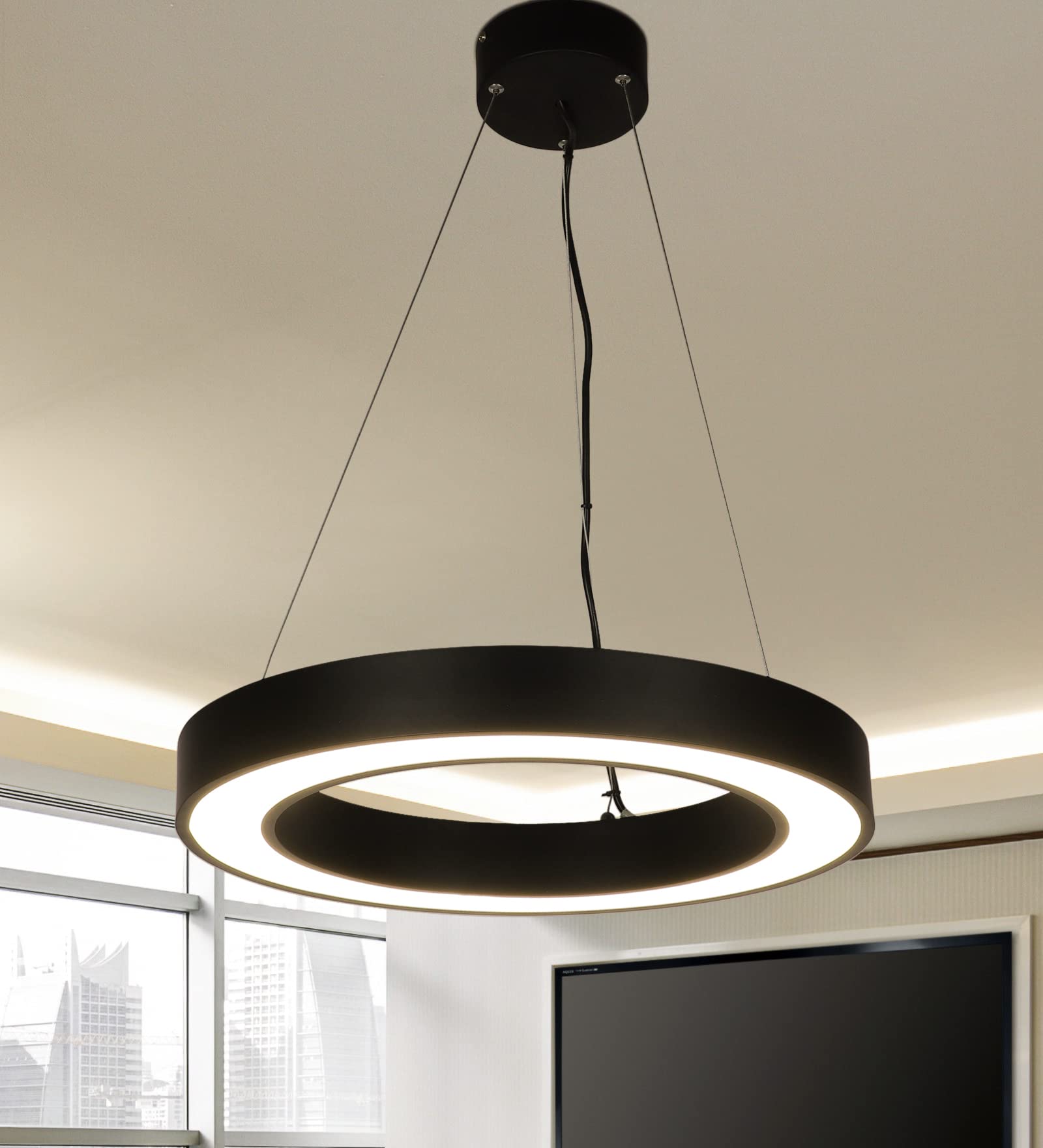 Tulsi Light, Office Led Pendant Hanging Lamp with Hanging Cit, Warm White (1 PCS Light)