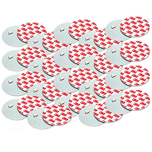 Preisvergleich Produktbild Rauchmelder Magnethalter - 20er Set - Selbstklebend für alle gängigen Rauchmelder - 3M Klebepads mit Magnethalterung zur einfachen Befestigung ohne Bohren und Schrauben