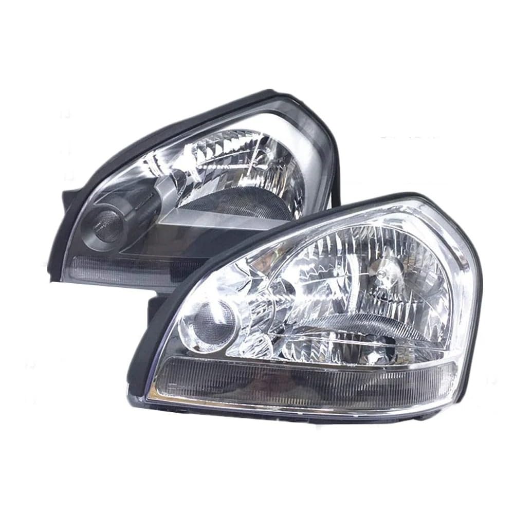 Faro Auto 1 Coppia Per Hyundai Per Tucson 2005 2006 2007 2008 2009 2010 Gruppo Ottico Anteriore Paraurti Anteriore Faro Anteriore Faro Principale Fari(1Pair white)