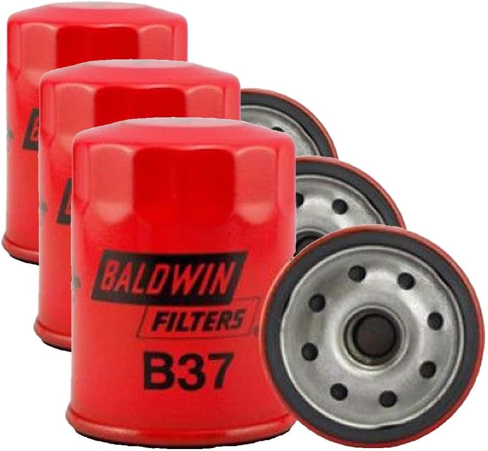 Baldwin B37 Lube Spin-On Filter (Pack of 3)