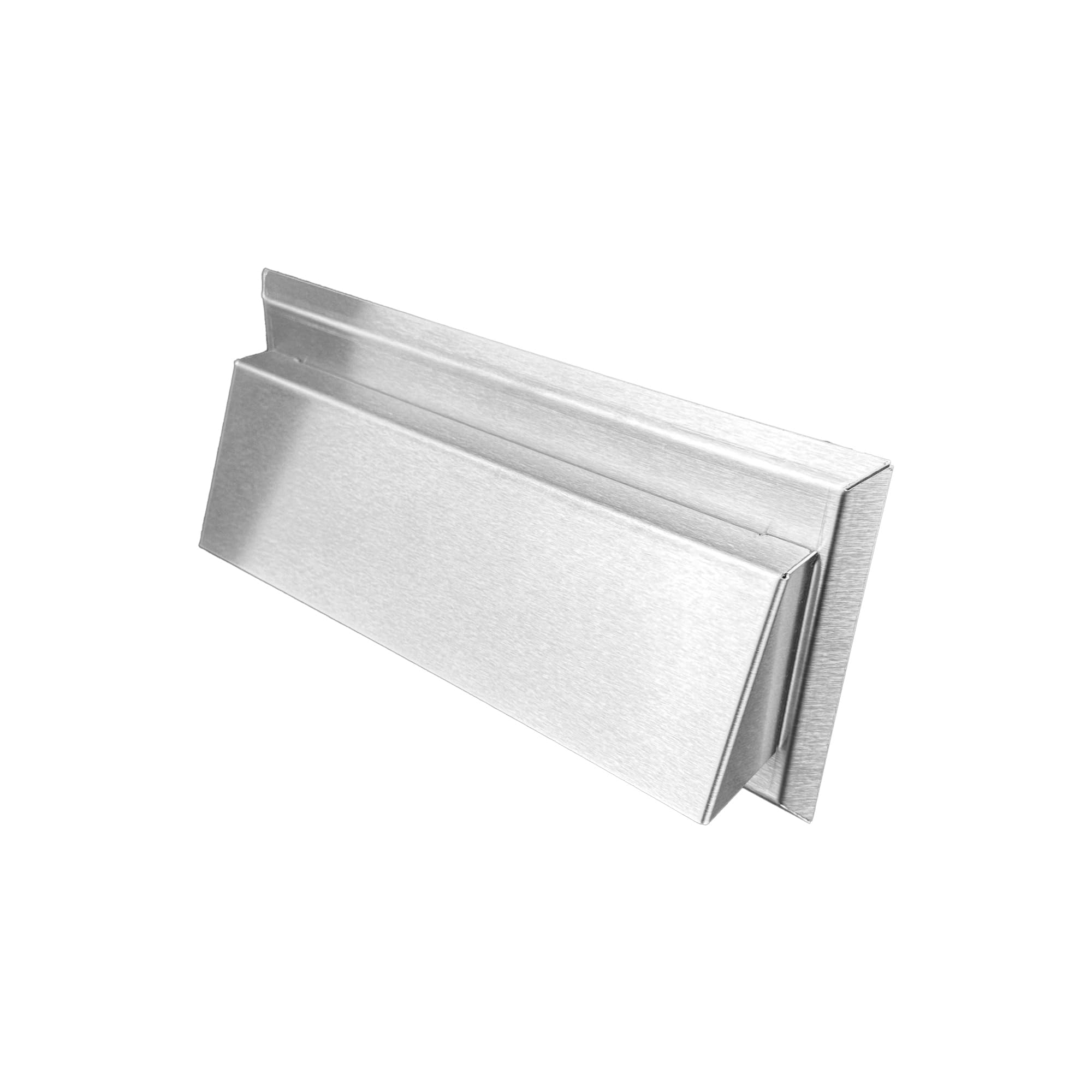 Rejilla de ventilación plana de acero inoxidable con canal plano, sistema de ventilación: 150 (90 x 220), sistema 150 (220 x 90)
