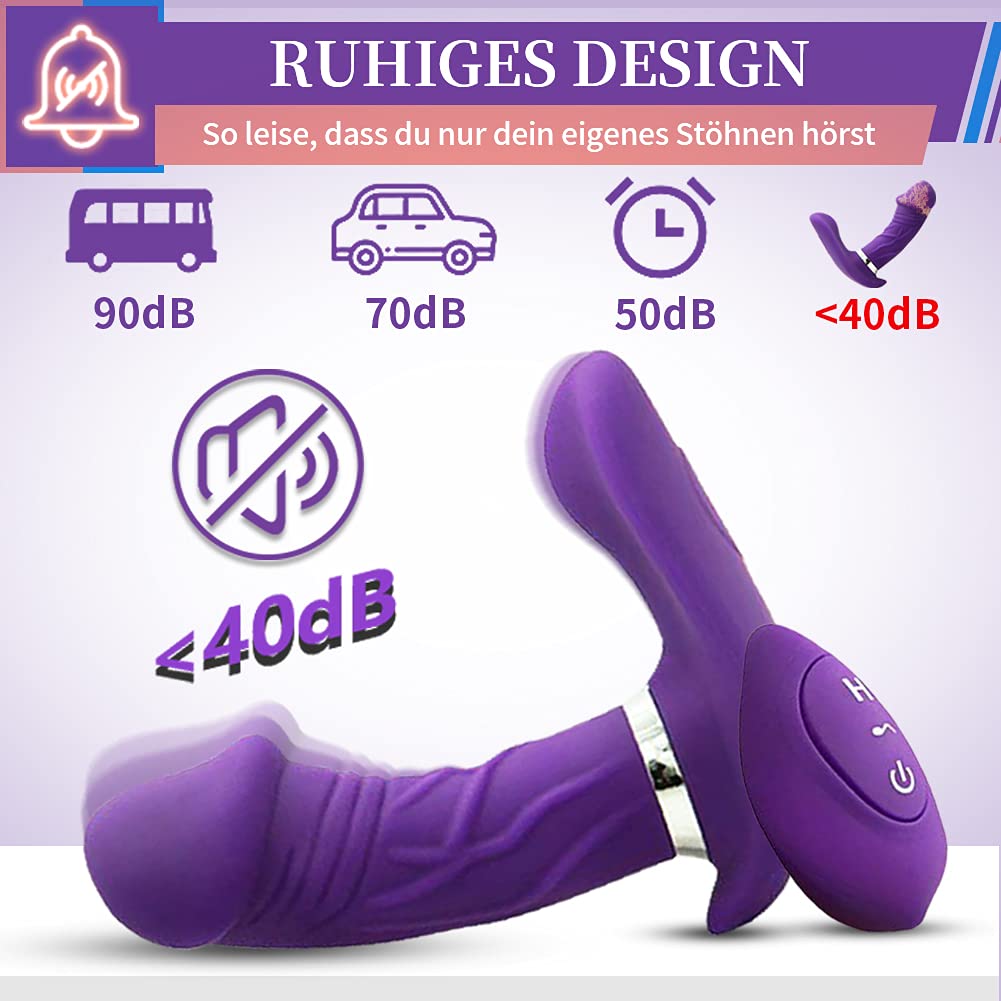 Usb-lade - Vibratore anale con telecomandi, plug anale anale, slip, slip, sesso giocattolo erotico silenzioso e impermeabile