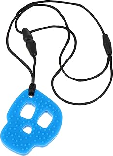 GARVALON Colar De Mordedor Para Crianças Brinquedos Sensoriais Para Recém-Nascidos Brinquedo De Dentição Ajudas Motoras Sensoriais Mordedor De Mastigar Colares Para Crianças