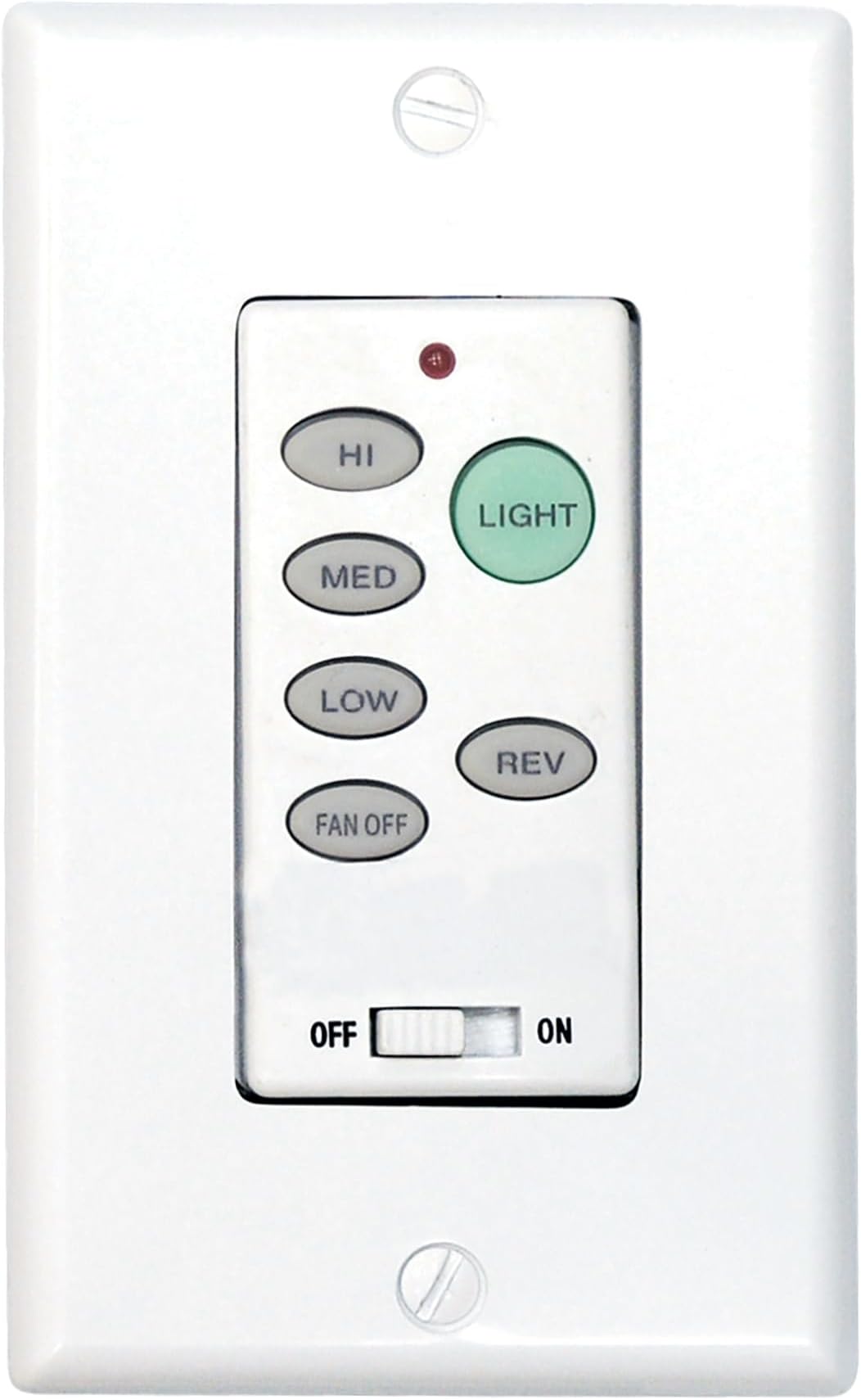 Progress Lighting Ceiling Fan Wall Control, AirPro Collection, Indoor, P2631-30, White