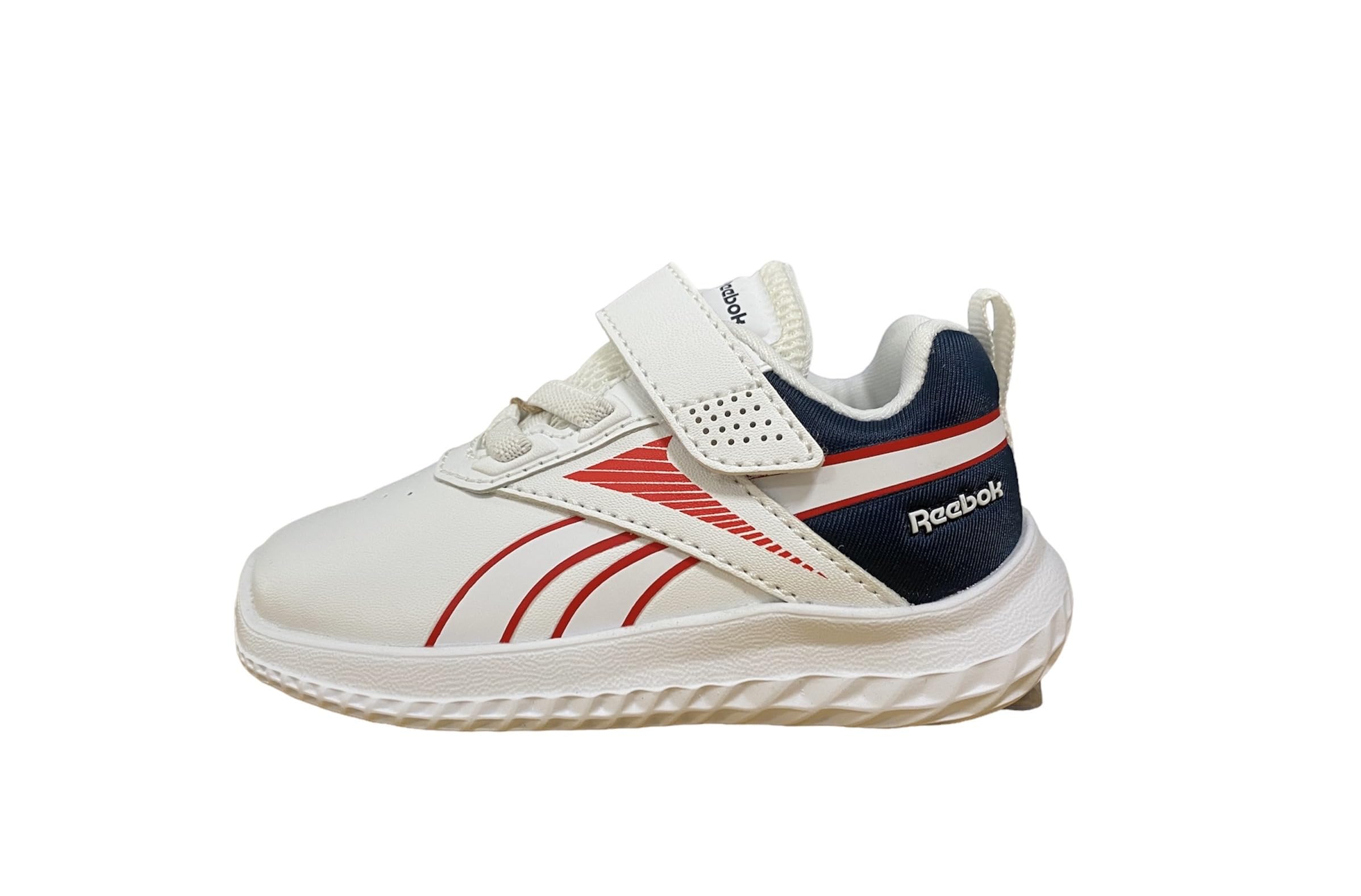 Reebok Male Infant Rush Runner 5 SYN TD FTWRWHITE/VECTORNAVY/VECTORRED 7.5