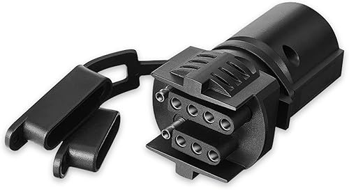 Hawyet 1 adaptador enchufable para automóvil para enganche de remolque, 3.6 pulgadas x 2.2 pulgadas x 1.5 pulgadas, 12 V, duradero y resistente a la