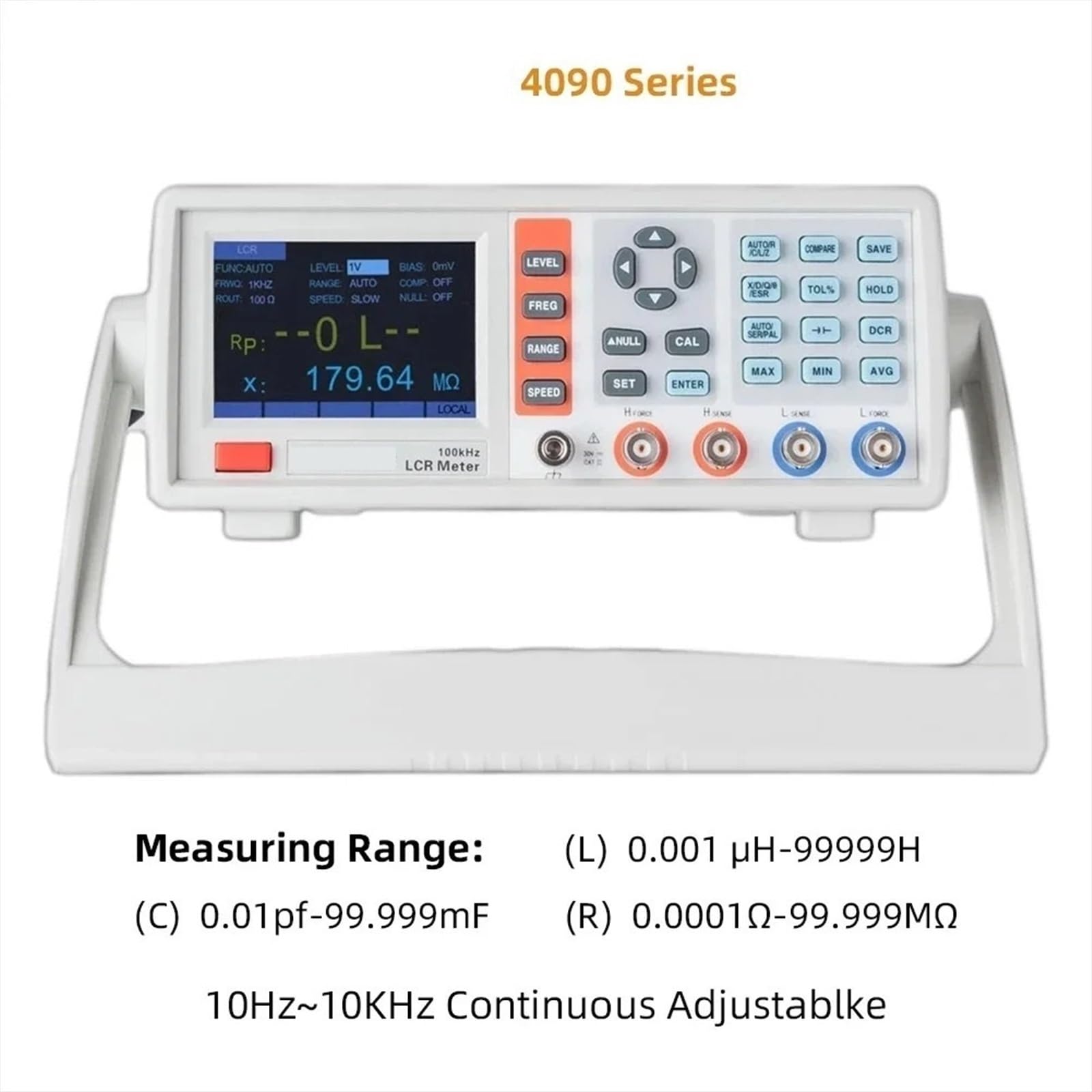 Multimetr cyfrowy, Desktop LCR Digital Bridge Capacitance Resistance Impedance Capacitance Inductance Measure Instrument Multimetro Lcr Wszechstronne możliwości pomiarowe(4090A)