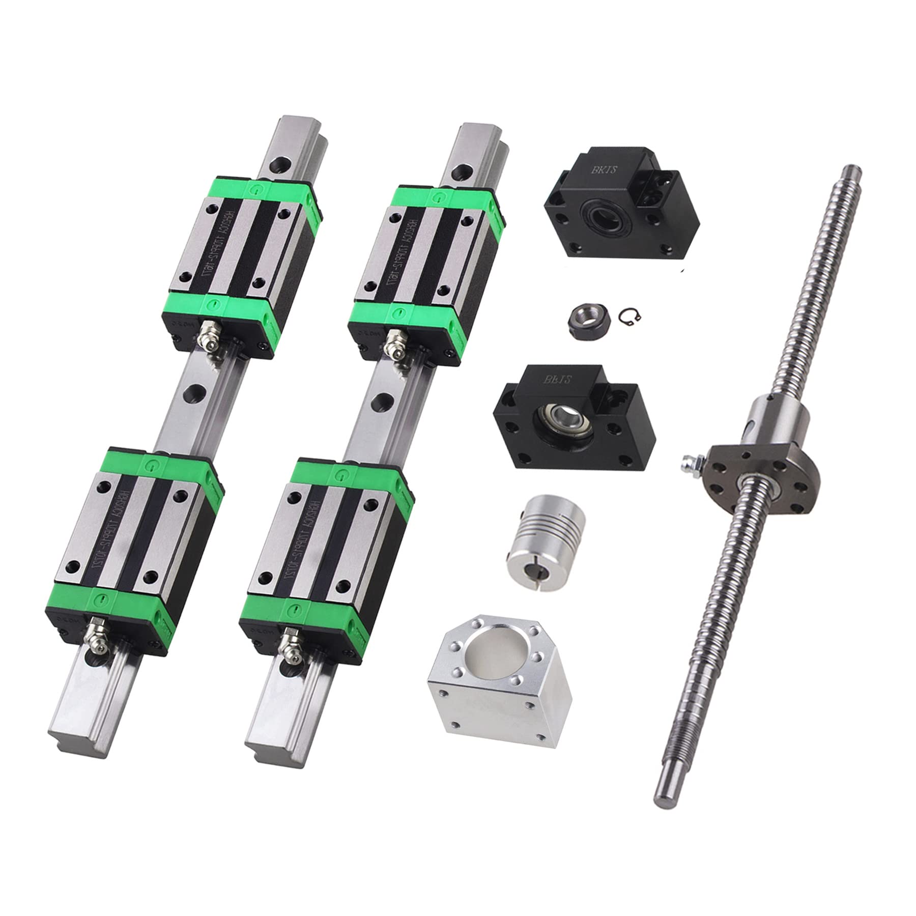 CNC Juego de guía lineal HGR20-400 mm con bloque deslizante y husillo de bolas SFU1605