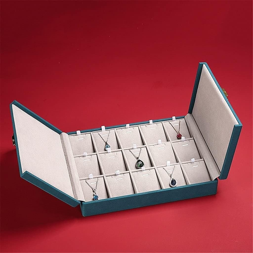 Jewelry Storage Tray Organizer - Vintage Jewelry Showcase Display Box for Earrings, Rings, Bracelets, Watches & More – Elegant Metal & Microfiber Design