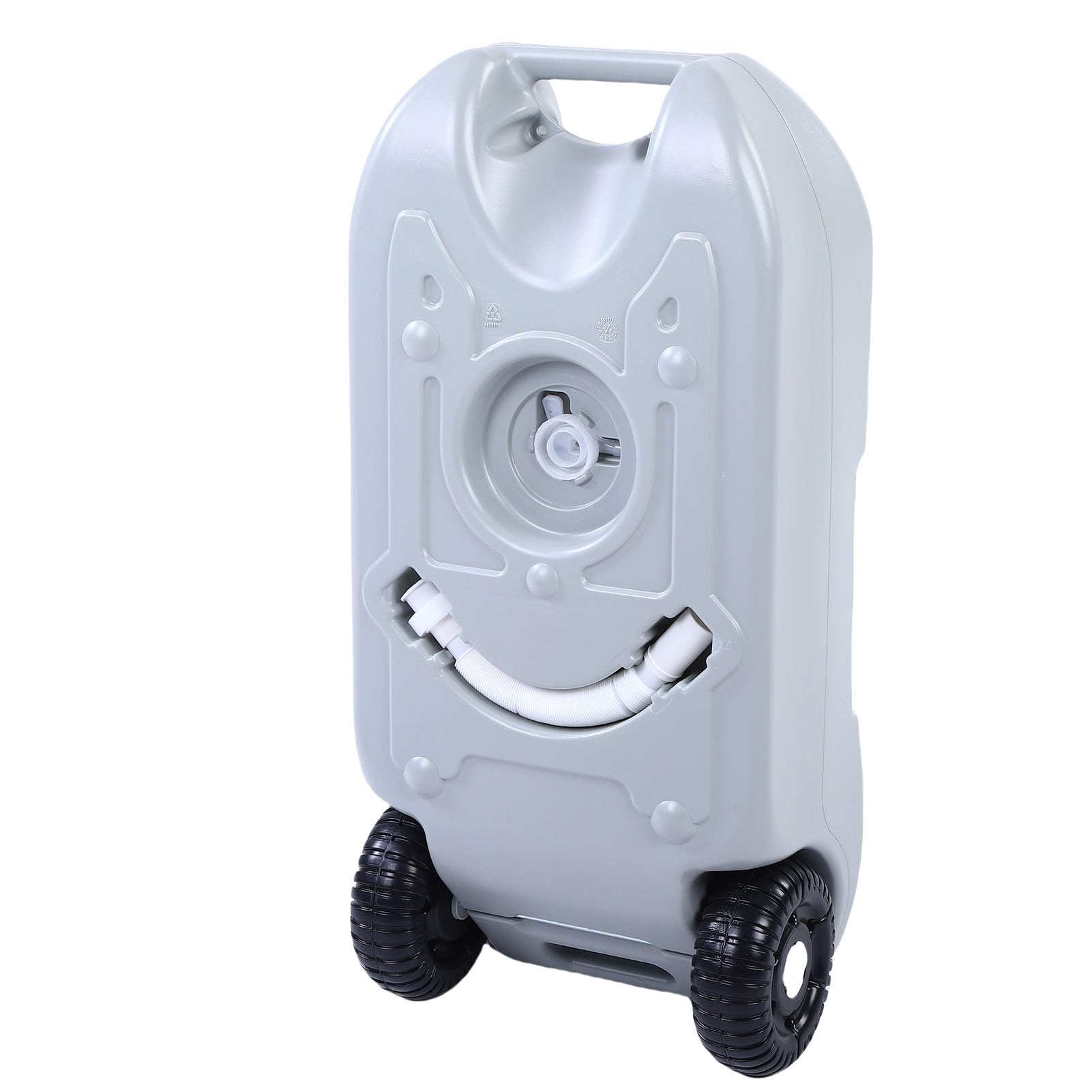 10,6 Gallonen 40L Wassertank, Tragbarer Camping-Wasserbehälter, Aufbewahrungskrug mit Rädern und Griff, Ideal für Wohnmobile, Camping und Outdoor-Aktivitäten