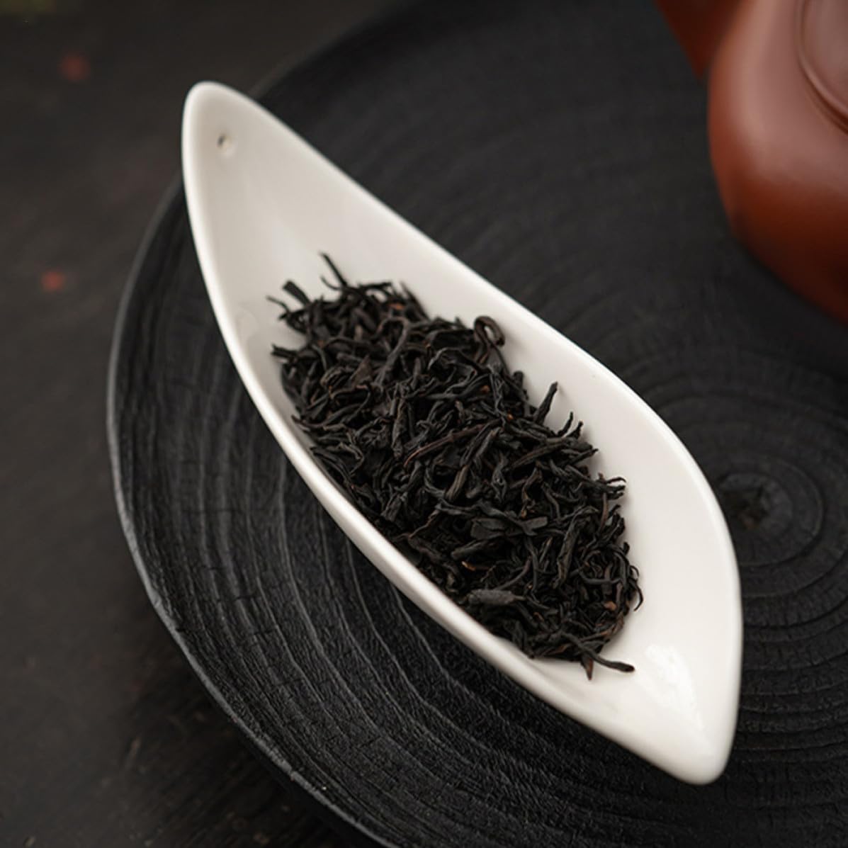 Ceramic Loose Tea Scoop for Chinese Kungfu Tea and Coffee