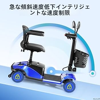 こんんあに早いシニアカーが見たことないです時速)20km／はでるよ