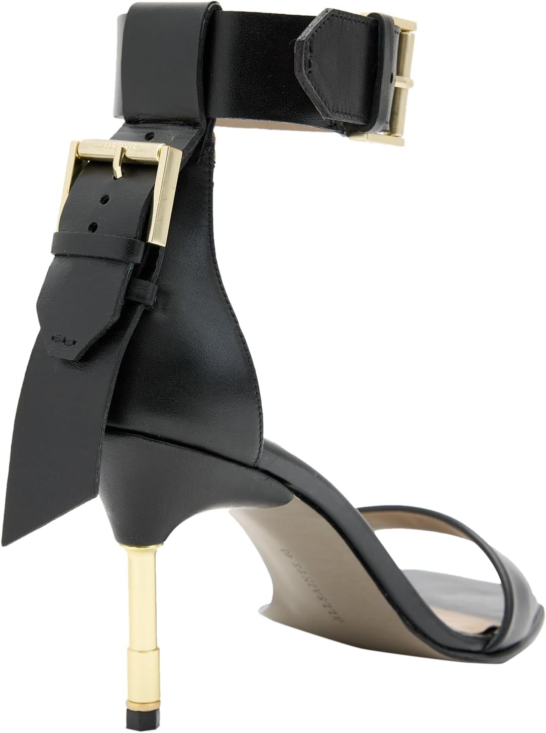 Allsaints Womens Noir Mid Sandal
