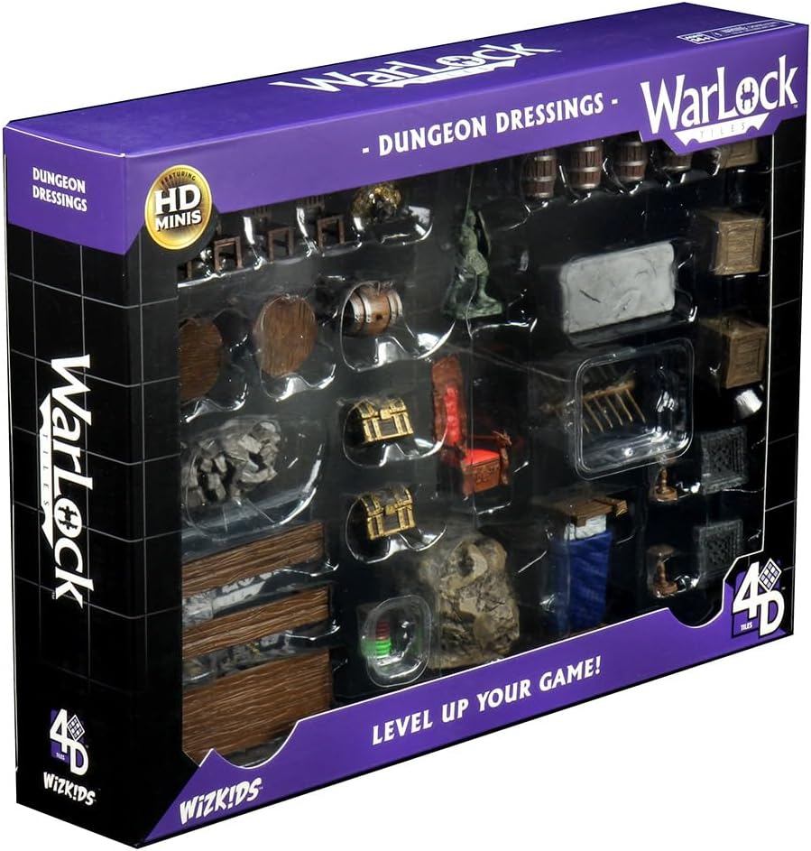 WizKids Warlock Tiles: Accessory – Dungeon Dressings