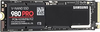 Samsung 980 PRO 1TB 内蔵型SSD NVMe M.2 Amazon | Samsung 980 PRO 1TB PCIe Gen 4.0 x4 (最大転送速度