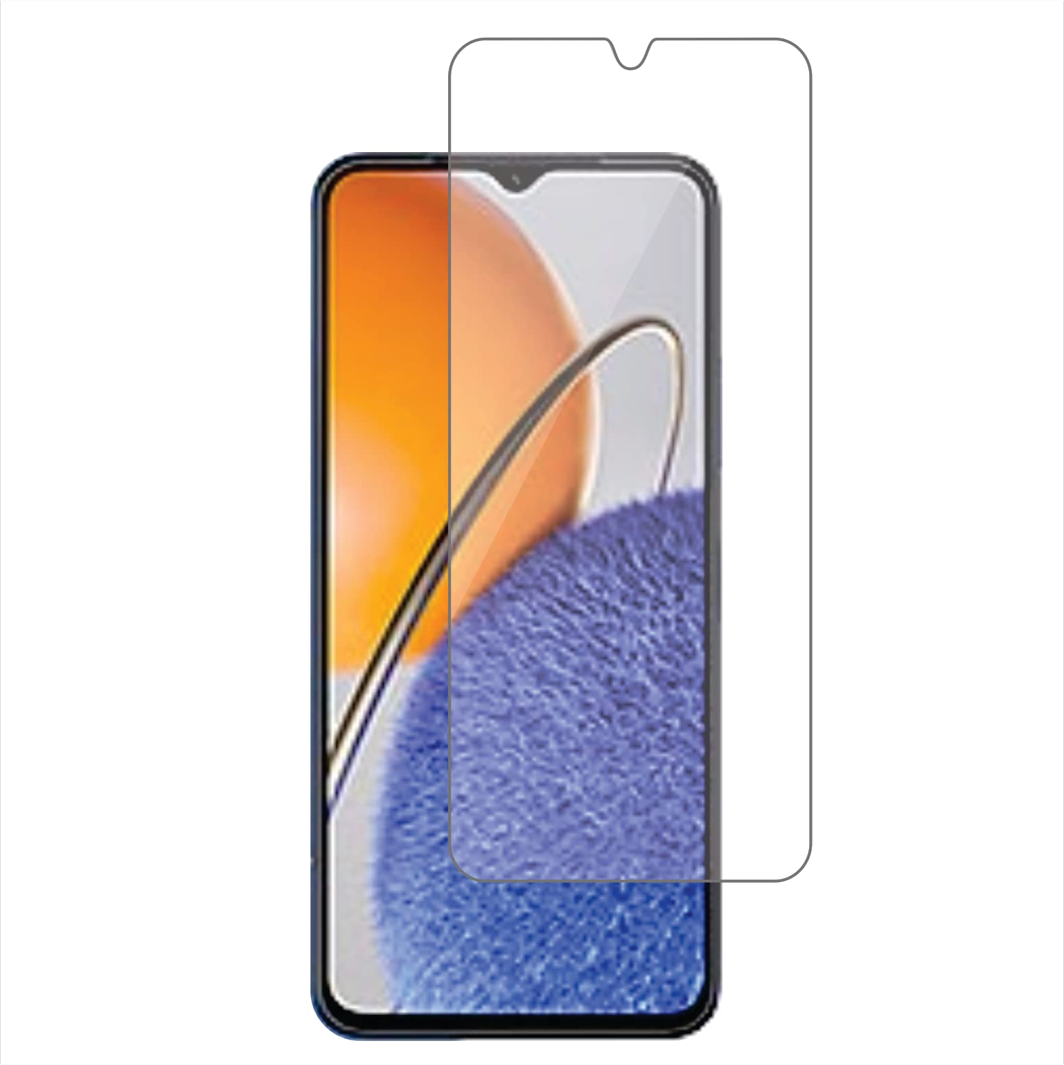 MobERA Glossy Finish (HD) Mobile Screen Guard for Huawei nova Y61 - Material Type - 9H Flexible (Pack of 1)