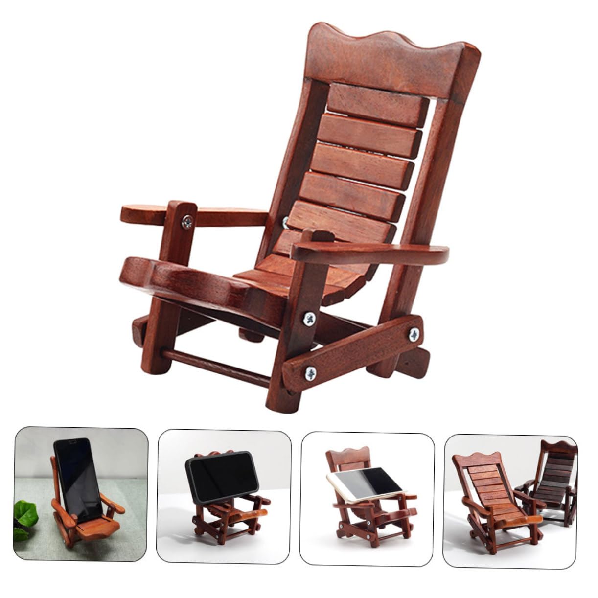 Soporte Teléfono de Soporte de Escritorio Decorativo Hogar y Oficina Compatible con Varios de Móviles Compacto y Portátil