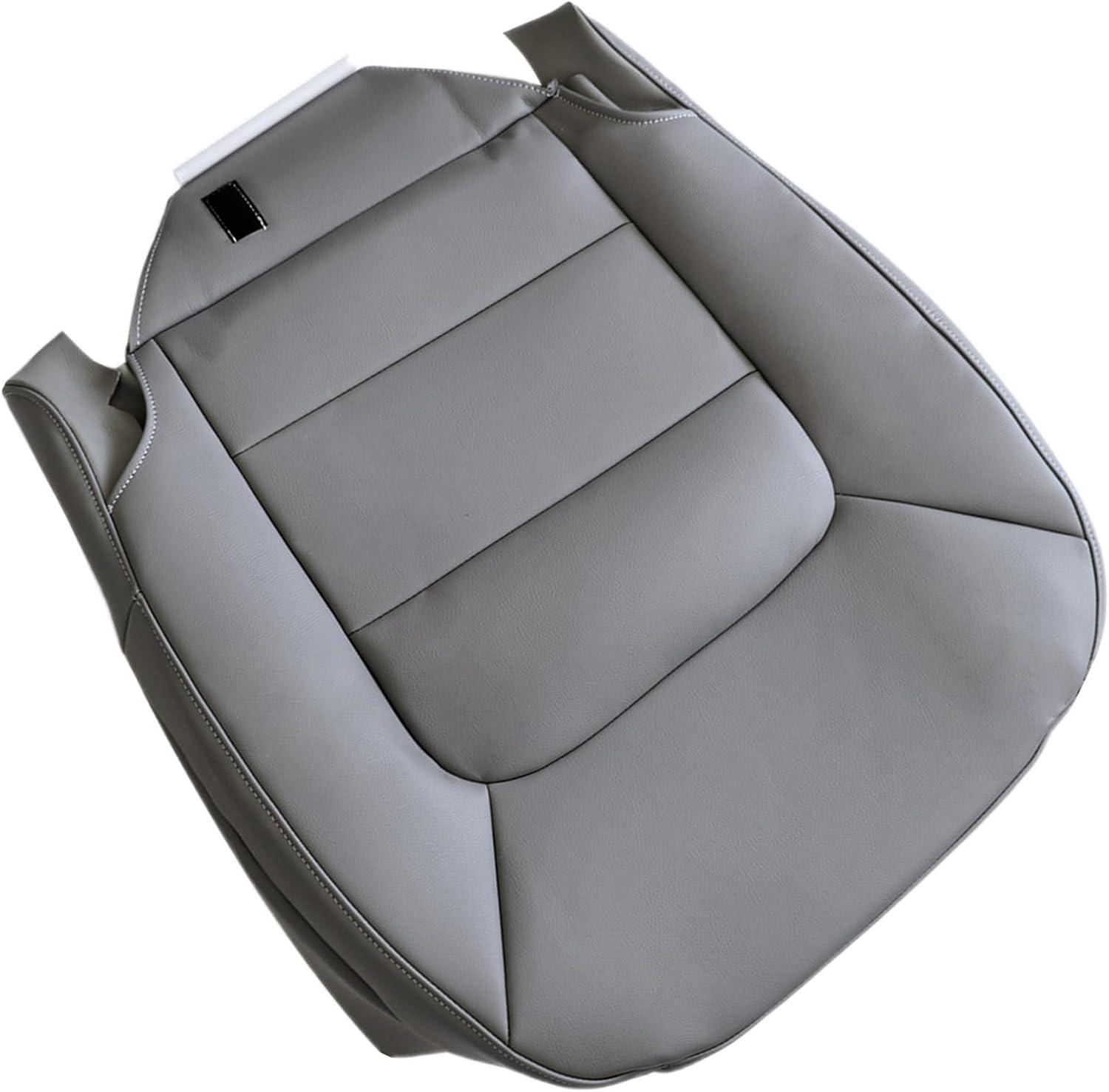 NLQR Front Driver Side Bottom Replacement Microfiber Leather Seat Cover #E Medium Flint Gray Compatible with Ford Expedition XLT XLT Sport XLS Limited 2003 2004 2005 2006