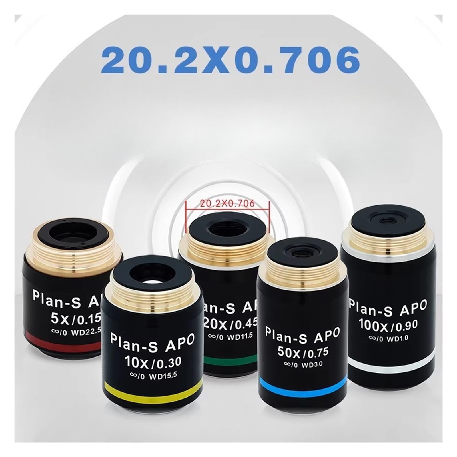 Microscope Objective, Lente metallografica Plan S APO Infinity