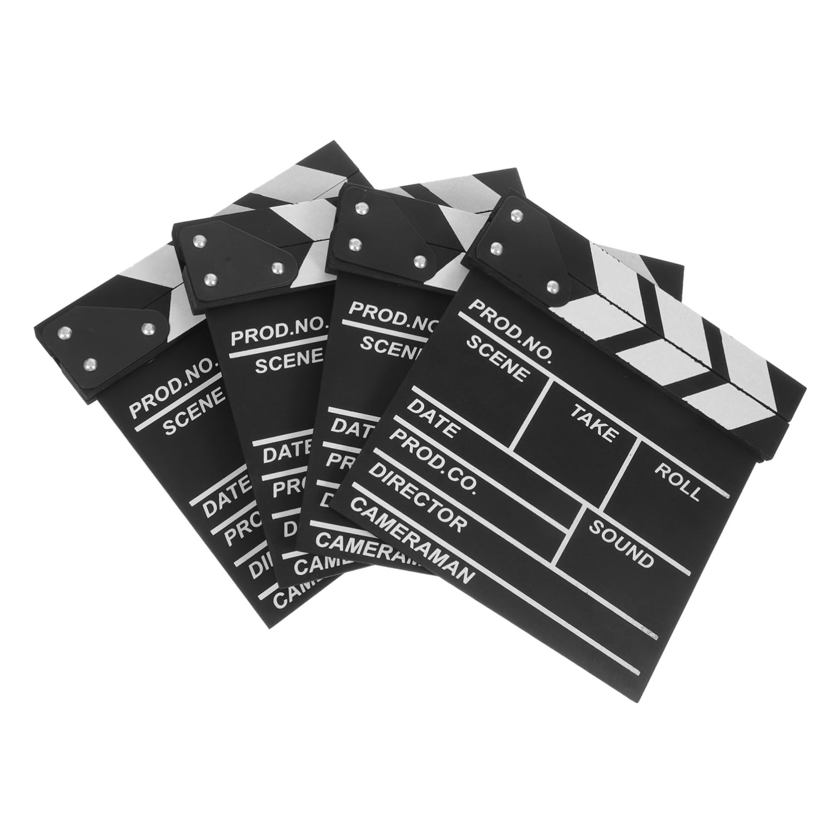 Clap de cinéma noir accessoire de clapboard inscriptible