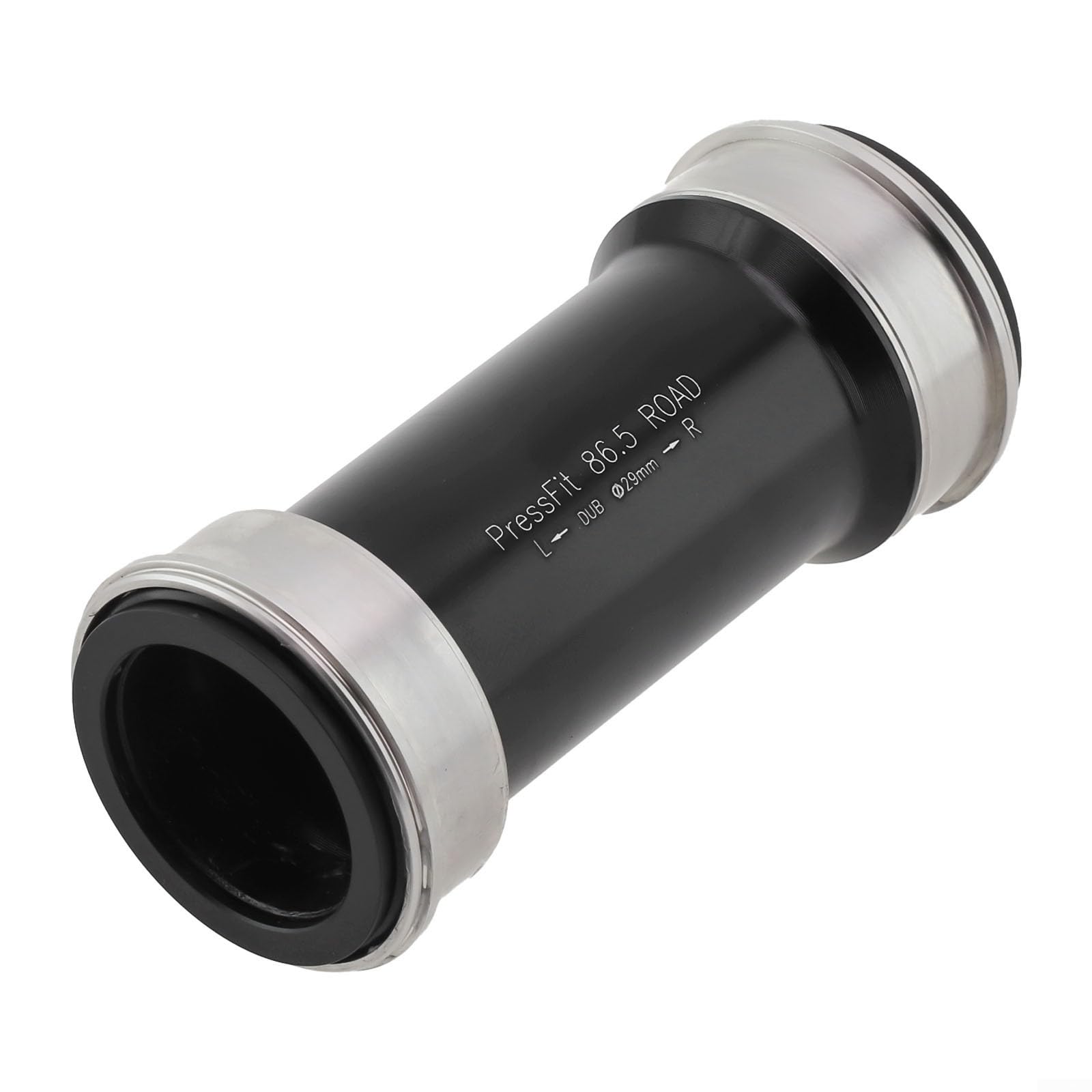 Soporte inferior de aluminio resistente diseñado para sistemas Dub para Pf86. marcos Pf92 color negro para reparación y actualización de ciclismo