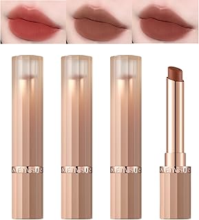 Lápiz labial mate nude de 3 colores, lápiz la...