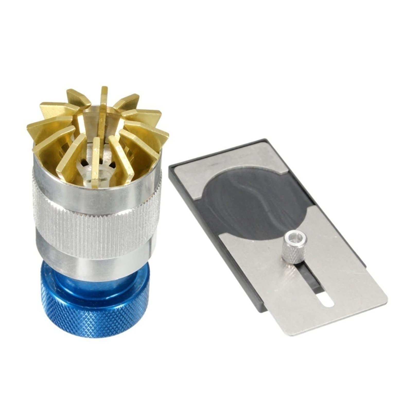 Schraubenreparaturwerkzeug für Uhrmacher, Kronen-Uhrenbeweger 4,0 mm und Crystal Lift Glass Cop-Uhrenöffner, Entfernen des Uhrglases, Plattform B, Uhrenreparatur-Werkzeugsätze